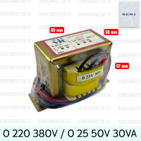 ราคา VIC หม้อแปลงไฟฟ้า INPUT 0 220 380 VAC OUTPUT 0 25 50 VAC 30VA หม้อแปลง Transformer (26237365748)