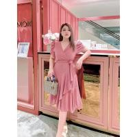 ราคา เดรสชีฟองออกงาน เดรสสั้นกิโมโนผ้าชีฟองแขนเจ้าหญิงสีพื้นNo 259 (24236417655)
