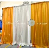 ราคา ผ้าฉาก ผ้าถ่ายรูป ฉากผ้างานแต่ง งานหมั้น จัดฉากได้ 3 4 เมตร สูง 2 5 เมตร (24613370146)