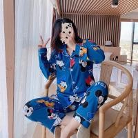 ราคา ชุดนอน ชุดนอนซาติน แขนยาวขายาว ชุดนอนคู่รัก ชุดนอนสาวอวบ ชุดนอนM 5XL ชุดนอนไซส์ใหญ่ ชุดนอนลายการ์ตูน ชุดนอนแขนยาว (24838763647)