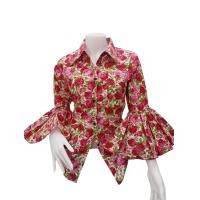 ราคา เสื้อทองกวาวลายดอกแขนกระดิ่ง เสื้อแฟชั่นย้อนยุคหญิง เสื้อรำวงย้อนยุค เสื้อลายดอกตรีมงานวัด (23805947754)