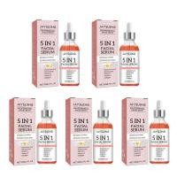 ราคา Jaysuing 5 In 1 Hyaluronic Acid Face Serum 30ml Vitamin C Collagen Lightning Facial Serum รูขุมขนหดตัว Skin Care (25768534074)