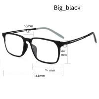 ราคา Pure Titanium กรอบแว่นตาผู้ชายสบายกรอบ Big Face Ultra Light กรอบแว่นตายืดหยุ่นสีแว่นตา 1601 (16350189155)