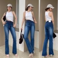 ราคา พร้อมส่ง Babarry Style กางเกงขายาว ผู้หญิง ขาม้า กระชับทรงสวย ผ้ายืด (25374315751)