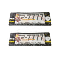 ราคา กรอบป้ายทะเบียนรถยนต์กันน้ำ ลายแบดแบดมารุ BAD BADTZ MARU (7162310566)