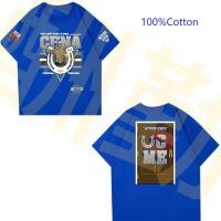 ราคา ใหม่ 2025 เสื้อยืด WWE John Cena ลุคแฟชั่น ผ้าคอตตอน 100 S 5XL (24455460265)