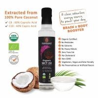 ราคา Organic MCT Oil Coconut Based 100 No Trans Fat No Cholesterol USDA EU certified 275ml (18452926740)