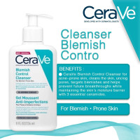 ราคา รับประกันของแท้ Cerave Foaming Blemish Control AcneControl Acne Foaming Cream SA Smoothing Cleanser (126465203638)