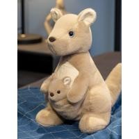 ราคา CHUANYUELONG ของเล่นตุ๊กตาจิงโจ้แม่และลูกน้อยน่ารัก (26295506124)