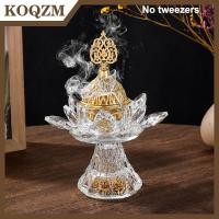 ราคา KOQZM เทียนหอมคริสตัลรูปดอกบัวประดับเพชรสีทองเทียนหอมระเหยกลิ่นตะวันออกกลางสำหรับตกแต่งห้องนั่งเล่นธูปแก้วอาหรับ (24592709141)