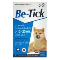 ราคา 10 กล่อง Be Tick ยาหยอด ป้องกันหมัดและเห็บ หยดกำจัดเห็บหมัด ยาหยดเห็บหมัด สุนัข (23616381834)