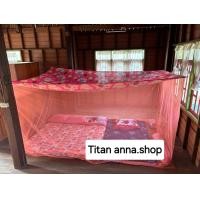 ราคา มุ้งกันยุง มุ้ง 4 หู ขนาด 3 5 ฟุต 5 ฟุต 6 ฟุต 8 ฟุต 9 ฟุต 12 ฟุต หลังคาผ้ากันฝุ่น ลายน่ารัก สินค้าพร้อมส่งมาก (18687858190)
