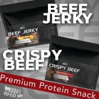 ราคา แพ็คคู่ เนื้อวัวอบ Crispy Beef Beef Jerky สาย Healthy เนื้อสันในอบกรอบ พร้อมเคี้ยวได้ทุกที่ทุกเวลา เนื้อวัวกรอบ (24928920008)