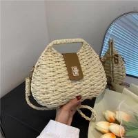 ราคา B52 a กระเป๋าสานฟางสไตล์ญี่ปุ่น New 2 in 1 คลัทช์ สะพายข้าง สามสี พร้อมส่ง ตรงจากกรุงเทพ (26135358150)