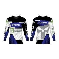 ราคา เสื้อยืดเล่นกีฬา ลายรถแข่ง Yamaha Monster ENERGY เสื้อกีฬาแขนยาว ผ้าไมโครพิมพ์ลาย ไซส์ S 2XL ใส่ได้ทั้งชายและหญิง ผลิตโรงงานไทย (23160380580)