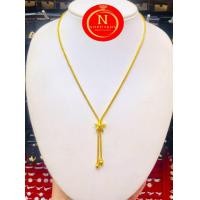 ราคา สร้อยคอทองระย้าตะกร้อ สร้อยคอทองระย้าดาว ทองชุบ ทองหุ้ม ยาว 18 นิ้ว น้ำหนัก 2 สลึง สวยจริง ร้านนพคุณเครื่องประดับ (24701535623)