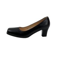 ราคา รองเท้าคัชชูหัวตัด 85 846 สีดำ พร้อมส่ง สูง 2 นิ้ว Size 36 45 (24079232918)