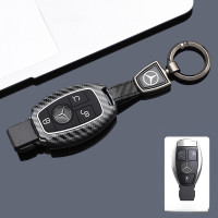 ราคา เคสกุญแจเคฟล่าพรีเมี่ยม BENZ พวงกุญแจรถยนต์ กันรอย กันน้ำ วัสดุ ABS พรีเมี่ยม เหมาะสำหรับ Benz W212 (24996965091)