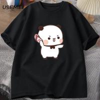 ราคา for Cute Bubu Is Throwing Flipps T Shirt Men Funny Cartoon Dudu Tshirt Cotton Print Male Clothes (23165494008)