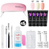 ราคา Nail Garden ชุดต่อเล็บ 13ชิ้น ชุด สีเล็บโพลี่เจล ชุดทำเล็บเจล พร้อม 6w เครื่องอบเล็บ เจลต่อเล็บเจล 10 สี ชุดเซ็ทสำหรับแต่งเล็บ (21052357501)