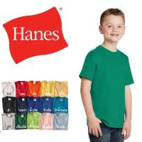 ราคา Hanes เสื้อยืดคอกลม เด็ก S L ของแท้ นำเข้าจากอเมริกา Made in Mexico (22144128046)