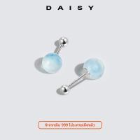 ราคา DAISY DREAM ต่างหูสตัดเงินกับหินเทอร์คอยส์สำหรับผู้หญิง (25313196070)