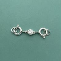 ราคา หัวเข็มขัดสร้อยข้อมือเงินแท้ S925 หัวเข็มขัด DIY ทำมือ หัวเข็มขัดเชือกผูก หัวเข็มขัดเชื่อมต่อ หัวเข็มขัด หัวเข็มขัด (23827063135)