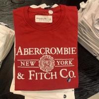 ราคา Abercrombie Fitch เสื้อยืดผ้าฝ้ายใส่สบายแขนคอกลมและสั้นเหมาะสำหรับคนหนุ่มสาว (23564922411)