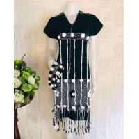 ราคา เดรสกะเหรี่ยง ชุดกะเหรี่ยงทอมือ ผ้าหนานุ่ม ใส่สบาย อกถึง44 (24614002432)