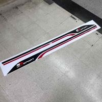 ราคา สติ๊กเกอร์ลายข้าง TRD sportivo GR sport ติดข้างประตู Toyota fortuner ราคาต่อคู่ มี 2 ข้าง เป็นงานตัดคอม ขนาดความยาว 150 cm มี 2 แบบ สีดำ TRD sportivo GR sport (22804583987)