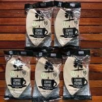 ราคา Daiso ไดโซ ฟิลเตอร์กรองกาแฟไม่ฟอกสีขาว 2 4 แก้ว แผ่น บรรจุ 90 แผ่น ไดโซะ (23491330583)