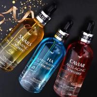ราคา เซรั่มขายดีอันดับ1 เซรั่ม 3 สูตร VENZEN 100 ml สูตรคาเวียร์ CAVIAR ขวดส้ม ไฮยา HA ขวดน้ำเงิน สเนลSNAIL ขวดเหลือง ครบ 3 สูตร ราคาสุดคุ้ม (804500662)