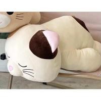 ราคา ตุ๊กตาแมว ตุ๊กตาแมวหลับ ตุ๊กตาแมวท่าหมอบขนาด24นิ้ว ผ้านิ่ม (25239977401)
