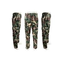 ราคา กางเกงขายาวลายป่าไม้ 6กระเป๋า (24989413072)