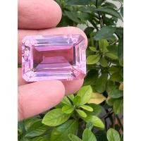 ราคา 35 กะรัต CARATS 18x25mm พลอย สังเคราะห์ 1 เม็ด เจียระไน เหลี่ยมเพชร สีชมพู ROYAL PINK แก้ว จิวเวลรี่ เนื้อละเอียดเกรดสูงสำหรับงานเครื่องป (16502097822)