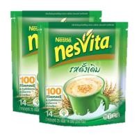 ราคา Nesvita Instant Cereal Original เนสวิต้า เครื่องดื่มธัญญาหารสำเร็จรูป รสดั้งเดิม ผสมใยอาหาร 25กรัม x 12ซอง 2แพค (665590826)