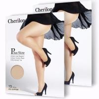 ราคา CHERILON เชอรีล่อน ถุงน่องสำหรับคนรูปร่างใหญ่ Plus Size Pack 2 คู่ รุ่น NSA CHMAX2 282X สีเนื้อน้ำตาลแดง (9436041)