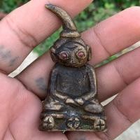 ราคา ทวดงั่งหลังค้อม พระงั่งเขมรตาแดง เนื้อสัมฤทธิ์ (126727979315)