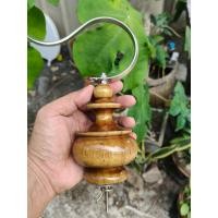 ราคา หัวกรงนก งานสแตนเลสแกนยาว ไม้แกนกะถิน กรงนกบินหลา กรงพักนกกรงหัวจุก (22410086272)