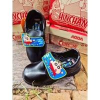 ราคา รองเท้านักเรียนชาย รองเท้านักเรียน รองเท้าพละ รองเท้าหนังดำ ADDA Shin chan ชินจัง เบนเทน Benten (24851187490)