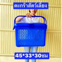 ราคา ขนาดในรูปครับ ตะกร้าใหญ่ วัดด้านใน 45 34 30ซม ตะกร้าสัตว์เลี้ยง ตะกร้าหูหิ้ว ตะกร้าใส่ลูกแมว ตะกร้าพลาสติก ตะกร้าปิคนิค (12400485709)