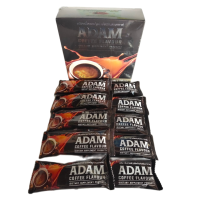 ราคา ADAM COFFEE FLAVOUR อดัม กลิ่นกาแฟผลิตภัณฑ์เสริมอาหาร กาแฟสำหรับท่านชาย กล่อง 10 ซอง (16398307994)