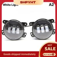 ราคา SHPYHT ไฟ LED ตัดหมอกกันชนหน้า4นิ้วสำหรับรถออฟโรดพร้อม ไม่มีวงแหวนรัศมีสีเหลืองสีขาว DRL ไฟตัดหมอก30W (25447916972)