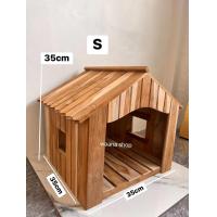 ราคา บ้านแมว บ้านสุนัข บ้านสัตว์เลี้ยงไม้สักทั้งหลัง (26269933460)