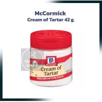 ราคา McCormick Cream of Tartar 42 g ครีมออฟทาทาร์ ตราแม็คคอร์มิค 42 กรัม สารเสริม เชื้อเร่ง ผงฟู ยีสต์ Other Additives Yeast (15386020194)