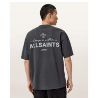 ราคา ALLSAINTS เสื้อยืดแขนแขนสั้นคอกลมสำหรับผู้ชายเสื้อยืดพิมพ์โลโก้เสื้ออเนกประสงค์ M015PD ใหม่ (25296855137)