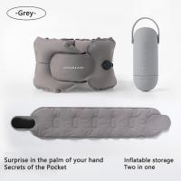 ราคา U shaped Inflatable Pillow Manual Inflation Ultra lightweight Travel friendly Portable Inflatable Ring Outdoor Travel (25982446953)