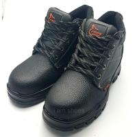 ราคา รองเท้าเซฟตี้ Safety shoe หัวเหล็กแบบหุ้มข้อ 8008 สีดำ ไซส์ 39 46 (438862810)