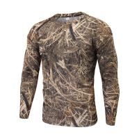 ราคา เสื้อยืดลายพรางผู้ชาย เสื้อยืดแขนยาวเต็มตัวสำหรับกีฬากลางแจ้ง ระบายอากาศได้และแห้งเร็ว เสื้อยืดกีฬาแขนยาว (22848724265)