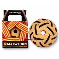 ราคา ตะกร้อ มาราธอน MT301 ลูกตะกร้อ Marathon แท้ MT 301 ลูกตะกร้อลอดห่วง เส้น 3 แถบ ตะกร้อมาราธอนของแท้ ลูกเซปักตะกร้อ 301 (7681694798)